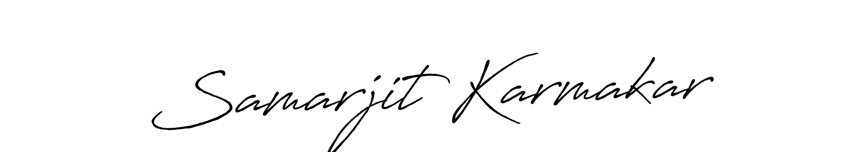 Antro_Vectra_Bolder is a professional signature style that is perfect for those who want to add a touch of class to their signature. It is also a great choice for those who want to make their signature more unique. Get Samarjit Karmakar name to fancy signature for free. Samarjit Karmakar signature style 7 images and pictures png