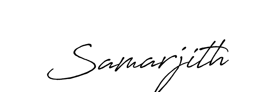 Samarjith stylish signature style. Best Handwritten Sign (Antro_Vectra_Bolder) for my name. Handwritten Signature Collection Ideas for my name Samarjith. Samarjith signature style 7 images and pictures png