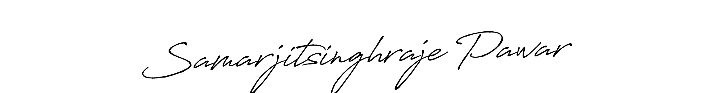 Design your own signature with our free online signature maker. With this signature software, you can create a handwritten (Antro_Vectra_Bolder) signature for name Samarjitsinghraje Pawar. Samarjitsinghraje Pawar signature style 7 images and pictures png