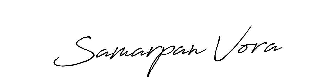 Once you've used our free online signature maker to create your best signature Antro_Vectra_Bolder style, it's time to enjoy all of the benefits that Samarpan Vora name signing documents. Samarpan Vora signature style 7 images and pictures png