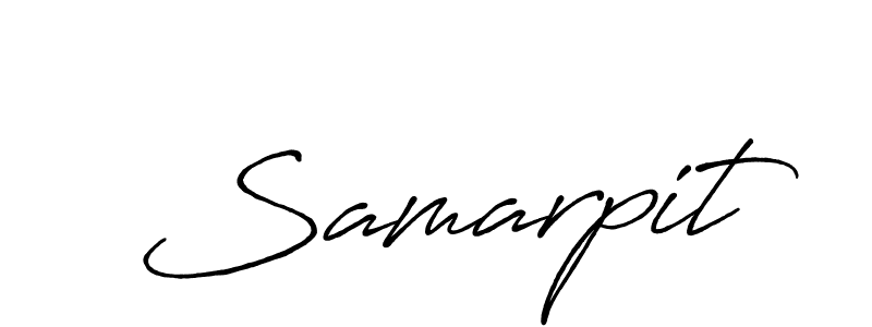 How to make Samarpit name signature. Use Antro_Vectra_Bolder style for creating short signs online. This is the latest handwritten sign. Samarpit signature style 7 images and pictures png