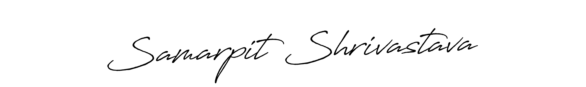 How to make Samarpit Shrivastava name signature. Use Antro_Vectra_Bolder style for creating short signs online. This is the latest handwritten sign. Samarpit Shrivastava signature style 7 images and pictures png