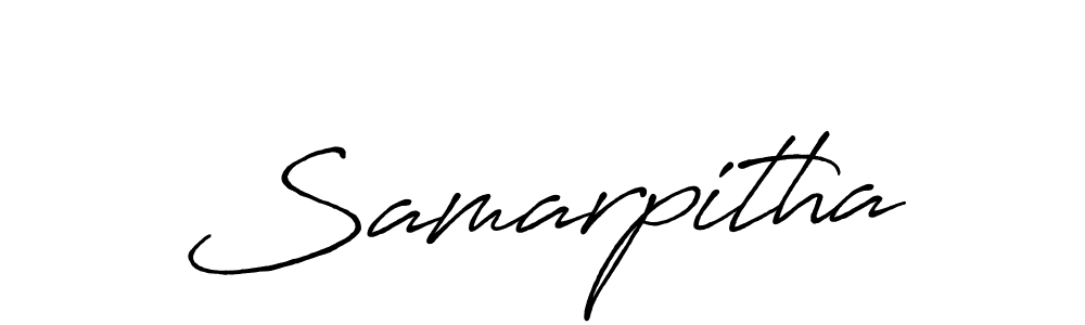 How to Draw Samarpitha signature style? Antro_Vectra_Bolder is a latest design signature styles for name Samarpitha. Samarpitha signature style 7 images and pictures png