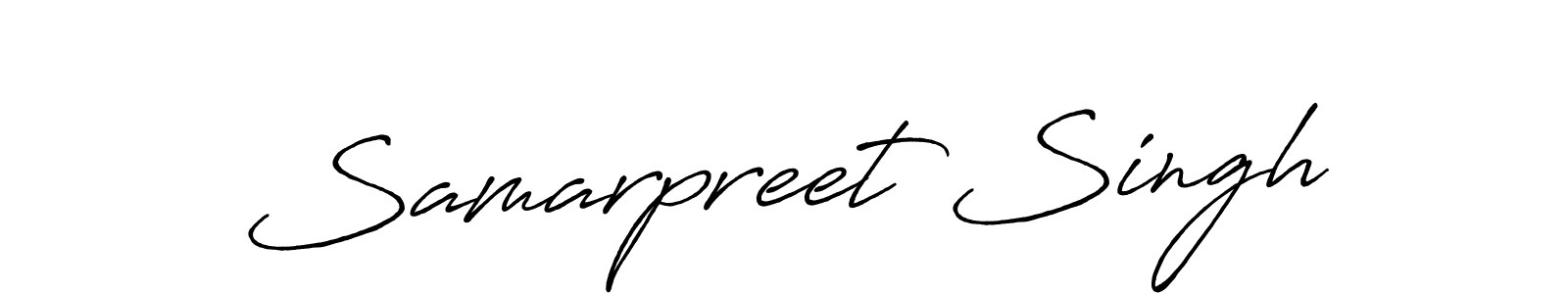 How to make Samarpreet Singh signature? Antro_Vectra_Bolder is a professional autograph style. Create handwritten signature for Samarpreet Singh name. Samarpreet Singh signature style 7 images and pictures png