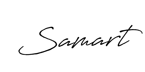 Make a beautiful signature design for name Samart. Use this online signature maker to create a handwritten signature for free. Samart signature style 7 images and pictures png