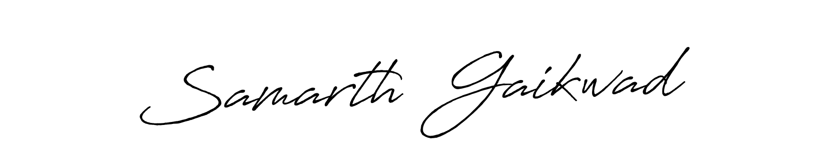 Also You can easily find your signature by using the search form. We will create Samarth  Gaikwad name handwritten signature images for you free of cost using Antro_Vectra_Bolder sign style. Samarth  Gaikwad signature style 7 images and pictures png