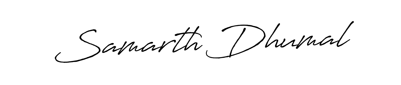 Best and Professional Signature Style for Samarth Dhumal. Antro_Vectra_Bolder Best Signature Style Collection. Samarth Dhumal signature style 7 images and pictures png