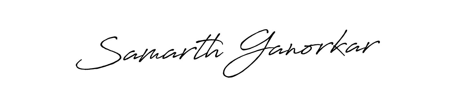 Also You can easily find your signature by using the search form. We will create Samarth Ganorkar name handwritten signature images for you free of cost using Antro_Vectra_Bolder sign style. Samarth Ganorkar signature style 7 images and pictures png