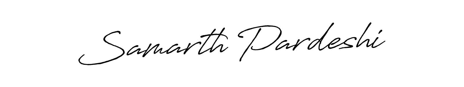 Samarth Pardeshi stylish signature style. Best Handwritten Sign (Antro_Vectra_Bolder) for my name. Handwritten Signature Collection Ideas for my name Samarth Pardeshi. Samarth Pardeshi signature style 7 images and pictures png
