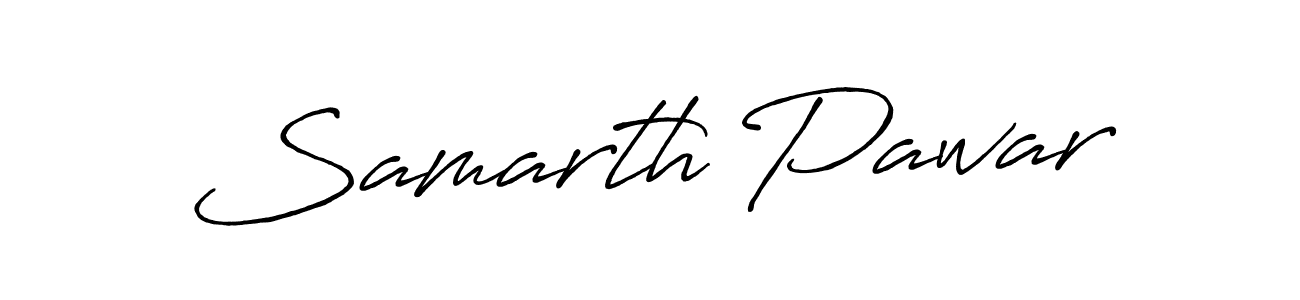 Samarth Pawar stylish signature style. Best Handwritten Sign (Antro_Vectra_Bolder) for my name. Handwritten Signature Collection Ideas for my name Samarth Pawar. Samarth Pawar signature style 7 images and pictures png