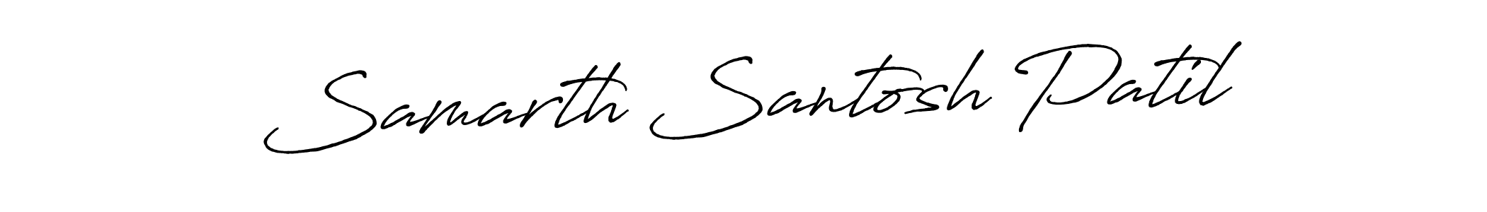 if you are searching for the best signature style for your name Samarth Santosh Patil. so please give up your signature search. here we have designed multiple signature styles  using Antro_Vectra_Bolder. Samarth Santosh Patil signature style 7 images and pictures png