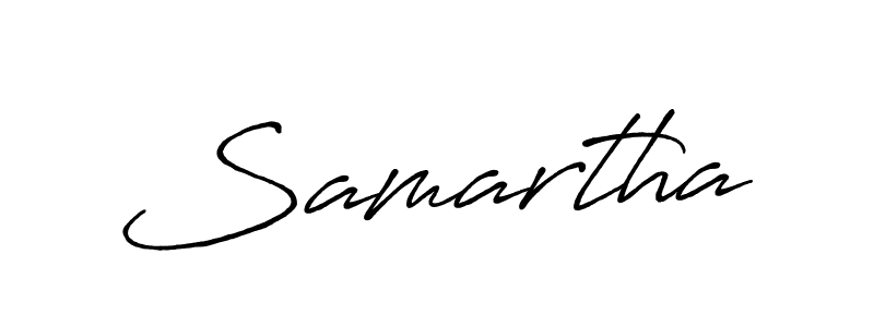 Use a signature maker to create a handwritten signature online. With this signature software, you can design (Antro_Vectra_Bolder) your own signature for name Samartha. Samartha signature style 7 images and pictures png