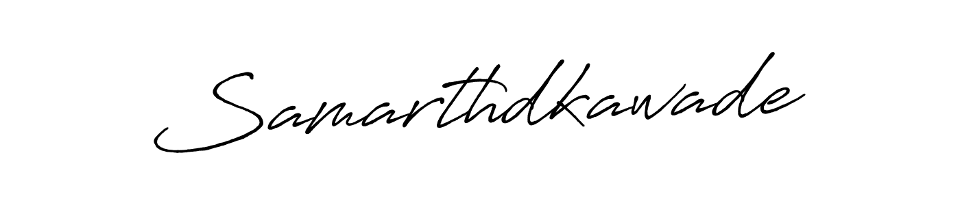 Design your own signature with our free online signature maker. With this signature software, you can create a handwritten (Antro_Vectra_Bolder) signature for name Samarthdkawade. Samarthdkawade signature style 7 images and pictures png