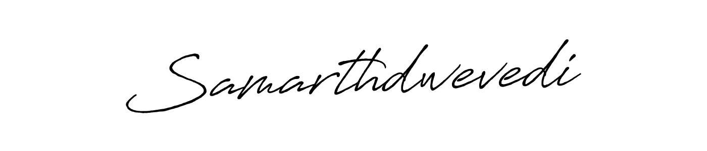 Make a short Samarthdwevedi signature style. Manage your documents anywhere anytime using Antro_Vectra_Bolder. Create and add eSignatures, submit forms, share and send files easily. Samarthdwevedi signature style 7 images and pictures png