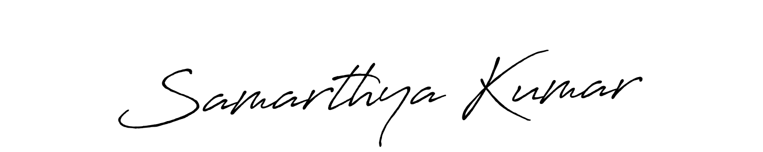 Also we have Samarthya Kumar name is the best signature style. Create professional handwritten signature collection using Antro_Vectra_Bolder autograph style. Samarthya Kumar signature style 7 images and pictures png