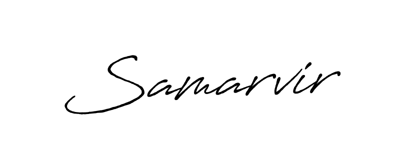 How to make Samarvir signature? Antro_Vectra_Bolder is a professional autograph style. Create handwritten signature for Samarvir name. Samarvir signature style 7 images and pictures png