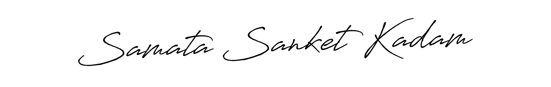 Once you've used our free online signature maker to create your best signature Antro_Vectra_Bolder style, it's time to enjoy all of the benefits that Samata Sanket Kadam name signing documents. Samata Sanket Kadam signature style 7 images and pictures png