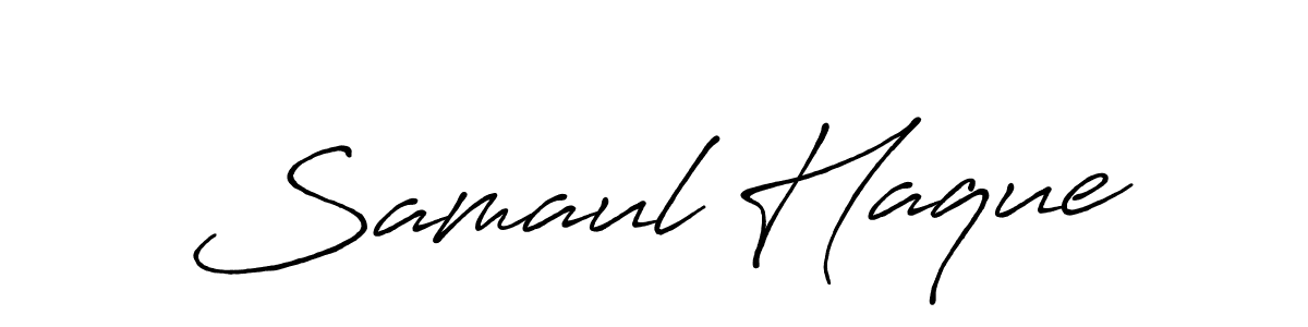 Antro_Vectra_Bolder is a professional signature style that is perfect for those who want to add a touch of class to their signature. It is also a great choice for those who want to make their signature more unique. Get Samaul Haque name to fancy signature for free. Samaul Haque signature style 7 images and pictures png