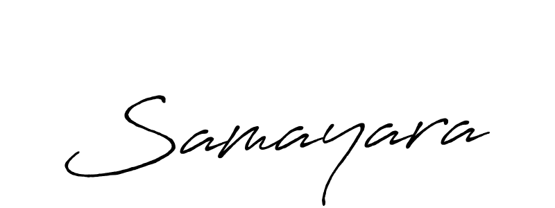 Samayara stylish signature style. Best Handwritten Sign (Antro_Vectra_Bolder) for my name. Handwritten Signature Collection Ideas for my name Samayara. Samayara signature style 7 images and pictures png