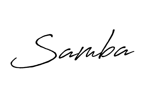 You should practise on your own different ways (Antro_Vectra_Bolder) to write your name (Samba) in signature. don't let someone else do it for you. Samba signature style 7 images and pictures png