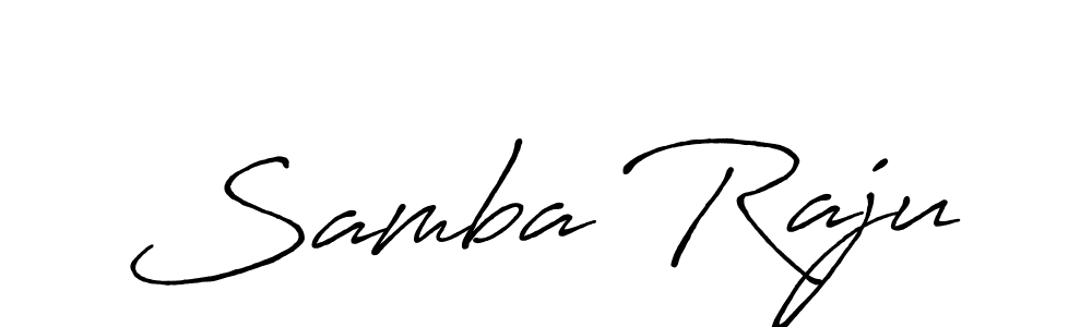 It looks lik you need a new signature style for name Samba Raju. Design unique handwritten (Antro_Vectra_Bolder) signature with our free signature maker in just a few clicks. Samba Raju signature style 7 images and pictures png