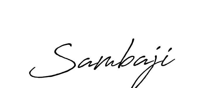 You should practise on your own different ways (Antro_Vectra_Bolder) to write your name (Sambaji) in signature. don't let someone else do it for you. Sambaji signature style 7 images and pictures png