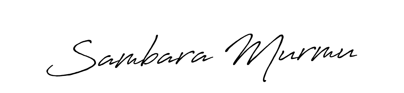 You should practise on your own different ways (Antro_Vectra_Bolder) to write your name (Sambara Murmu) in signature. don't let someone else do it for you. Sambara Murmu signature style 7 images and pictures png