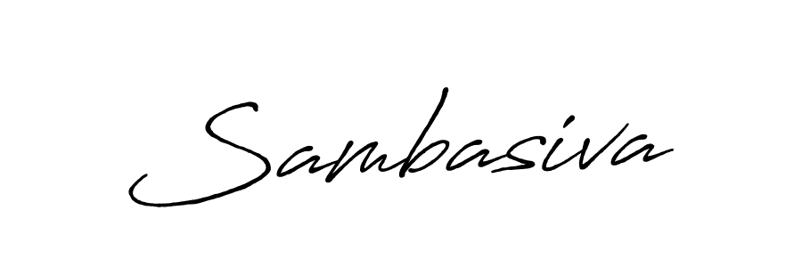 Sambasiva stylish signature style. Best Handwritten Sign (Antro_Vectra_Bolder) for my name. Handwritten Signature Collection Ideas for my name Sambasiva. Sambasiva signature style 7 images and pictures png