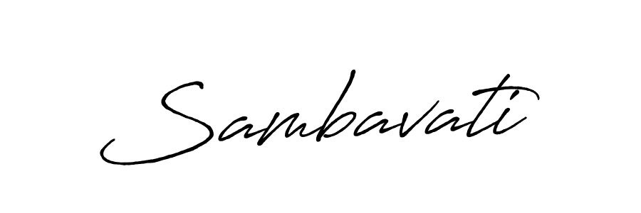 Also You can easily find your signature by using the search form. We will create Sambavati name handwritten signature images for you free of cost using Antro_Vectra_Bolder sign style. Sambavati signature style 7 images and pictures png