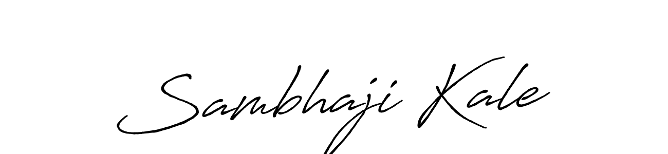 Make a beautiful signature design for name Sambhaji Kale. With this signature (Antro_Vectra_Bolder) style, you can create a handwritten signature for free. Sambhaji Kale signature style 7 images and pictures png