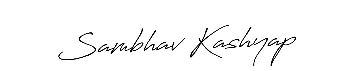 It looks lik you need a new signature style for name Sambhav Kashyap. Design unique handwritten (Antro_Vectra_Bolder) signature with our free signature maker in just a few clicks. Sambhav Kashyap signature style 7 images and pictures png