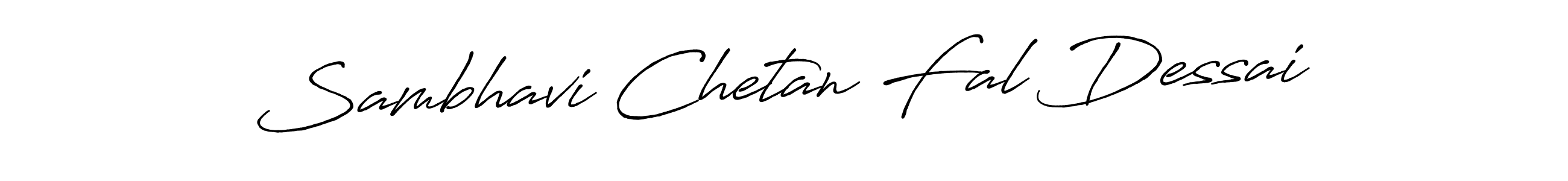 Use a signature maker to create a handwritten signature online. With this signature software, you can design (Antro_Vectra_Bolder) your own signature for name Sambhavi Chetan Fal Dessai. Sambhavi Chetan Fal Dessai signature style 7 images and pictures png