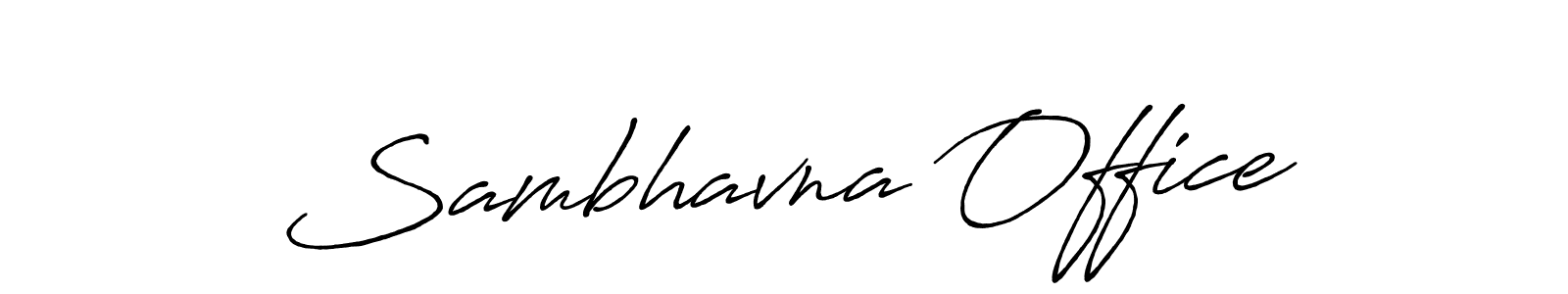 Check out images of Autograph of Sambhavna Office name. Actor Sambhavna Office Signature Style. Antro_Vectra_Bolder is a professional sign style online. Sambhavna Office signature style 7 images and pictures png