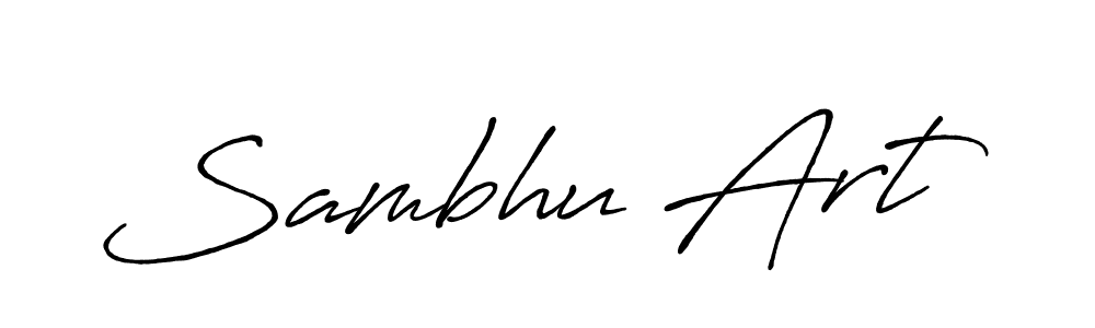 Also we have Sambhu Art name is the best signature style. Create professional handwritten signature collection using Antro_Vectra_Bolder autograph style. Sambhu Art signature style 7 images and pictures png