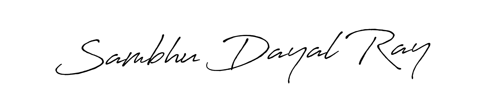 Once you've used our free online signature maker to create your best signature Antro_Vectra_Bolder style, it's time to enjoy all of the benefits that Sambhu Dayal Ray name signing documents. Sambhu Dayal Ray signature style 7 images and pictures png