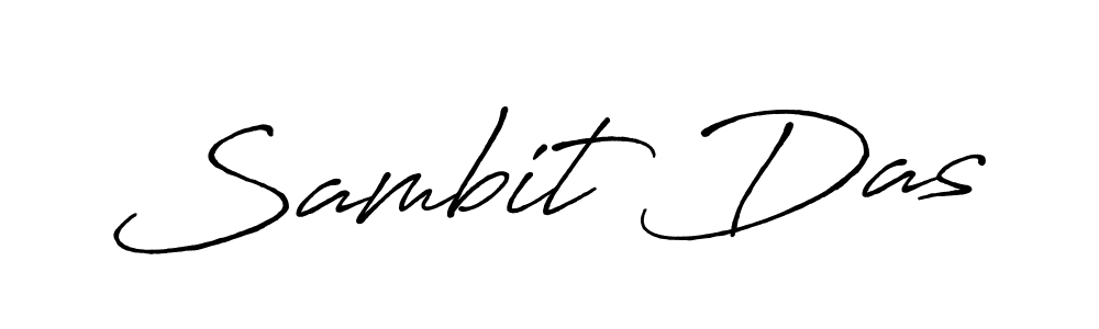 Make a beautiful signature design for name Sambit Das. With this signature (Antro_Vectra_Bolder) style, you can create a handwritten signature for free. Sambit Das signature style 7 images and pictures png