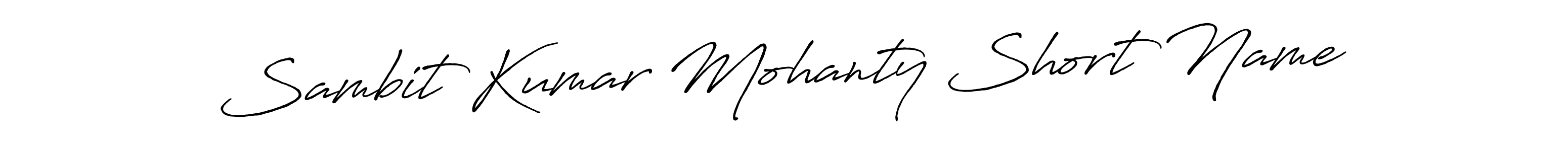 How to make Sambit Kumar Mohanty Short Name signature? Antro_Vectra_Bolder is a professional autograph style. Create handwritten signature for Sambit Kumar Mohanty Short Name name. Sambit Kumar Mohanty Short Name signature style 7 images and pictures png