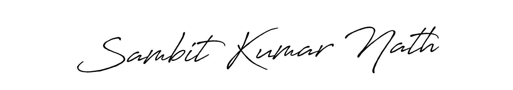 Also we have Sambit Kumar Nath name is the best signature style. Create professional handwritten signature collection using Antro_Vectra_Bolder autograph style. Sambit Kumar Nath signature style 7 images and pictures png