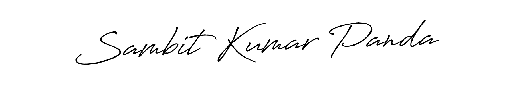 Design your own signature with our free online signature maker. With this signature software, you can create a handwritten (Antro_Vectra_Bolder) signature for name Sambit Kumar Panda. Sambit Kumar Panda signature style 7 images and pictures png