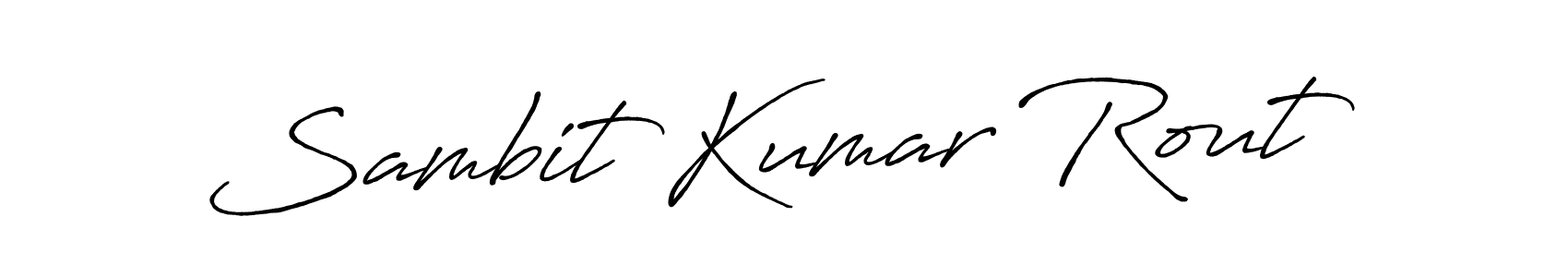 How to make Sambit Kumar Rout signature? Antro_Vectra_Bolder is a professional autograph style. Create handwritten signature for Sambit Kumar Rout name. Sambit Kumar Rout signature style 7 images and pictures png