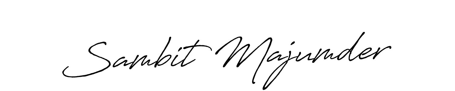 Sambit Majumder stylish signature style. Best Handwritten Sign (Antro_Vectra_Bolder) for my name. Handwritten Signature Collection Ideas for my name Sambit Majumder. Sambit Majumder signature style 7 images and pictures png