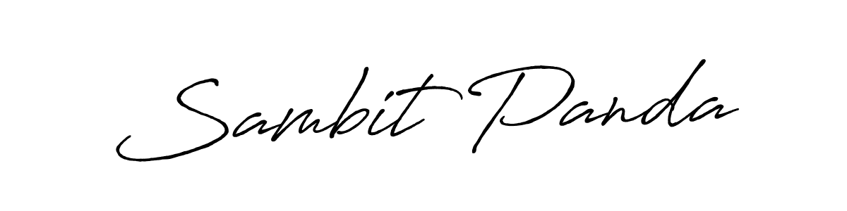 Design your own signature with our free online signature maker. With this signature software, you can create a handwritten (Antro_Vectra_Bolder) signature for name Sambit Panda. Sambit Panda signature style 7 images and pictures png
