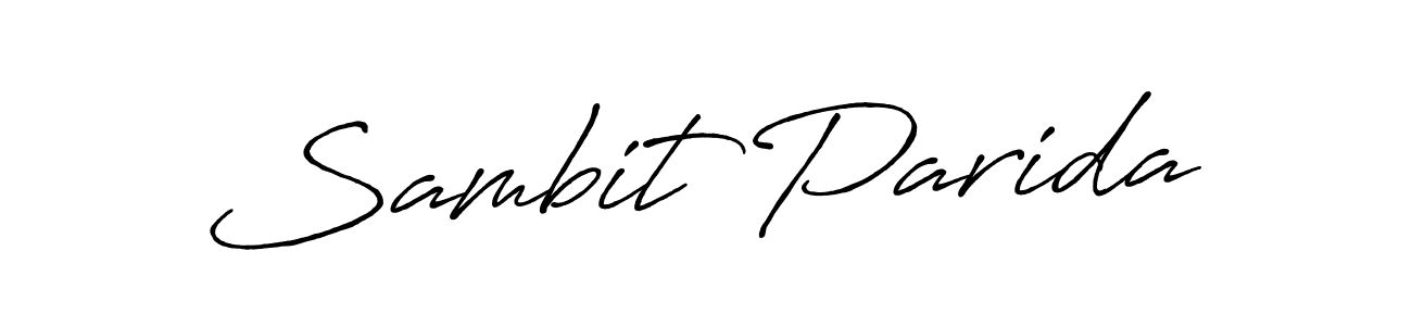 if you are searching for the best signature style for your name Sambit Parida. so please give up your signature search. here we have designed multiple signature styles  using Antro_Vectra_Bolder. Sambit Parida signature style 7 images and pictures png