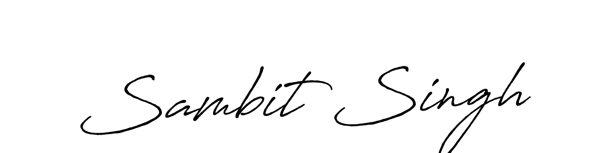 It looks lik you need a new signature style for name Sambit Singh. Design unique handwritten (Antro_Vectra_Bolder) signature with our free signature maker in just a few clicks. Sambit Singh signature style 7 images and pictures png
