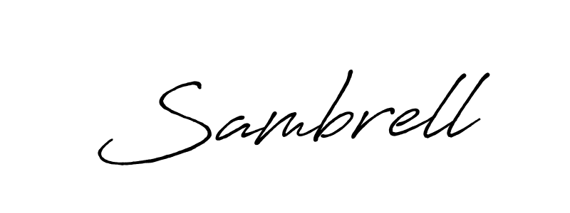 Antro_Vectra_Bolder is a professional signature style that is perfect for those who want to add a touch of class to their signature. It is also a great choice for those who want to make their signature more unique. Get Sambrell name to fancy signature for free. Sambrell signature style 7 images and pictures png