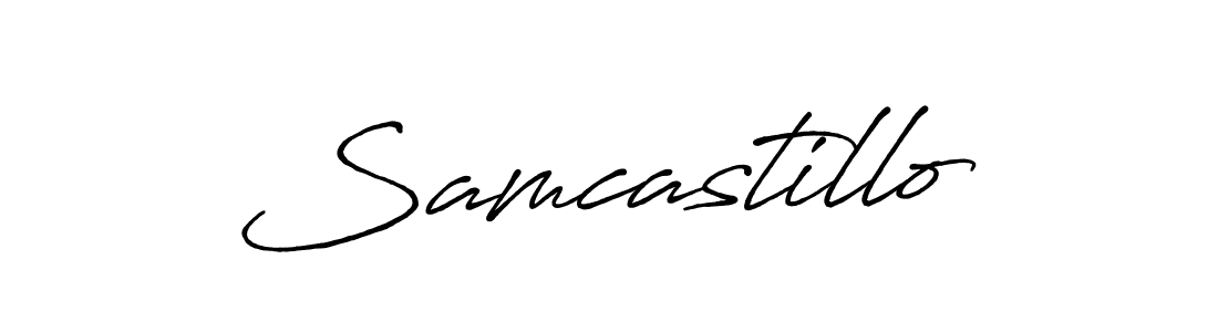 You should practise on your own different ways (Antro_Vectra_Bolder) to write your name (Samcastillo) in signature. don't let someone else do it for you. Samcastillo signature style 7 images and pictures png