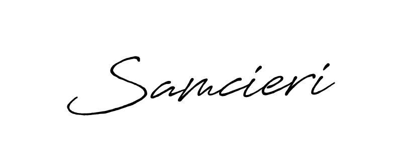 Design your own signature with our free online signature maker. With this signature software, you can create a handwritten (Antro_Vectra_Bolder) signature for name Samcieri. Samcieri signature style 7 images and pictures png