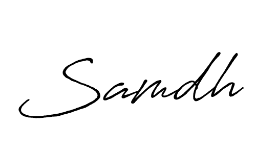 Antro_Vectra_Bolder is a professional signature style that is perfect for those who want to add a touch of class to their signature. It is also a great choice for those who want to make their signature more unique. Get Samdh name to fancy signature for free. Samdh signature style 7 images and pictures png