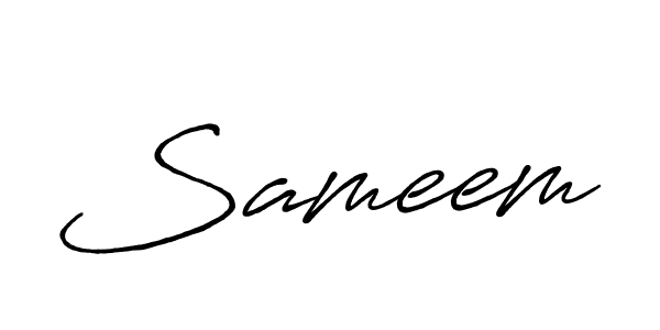 How to make Sameem name signature. Use Antro_Vectra_Bolder style for creating short signs online. This is the latest handwritten sign. Sameem signature style 7 images and pictures png