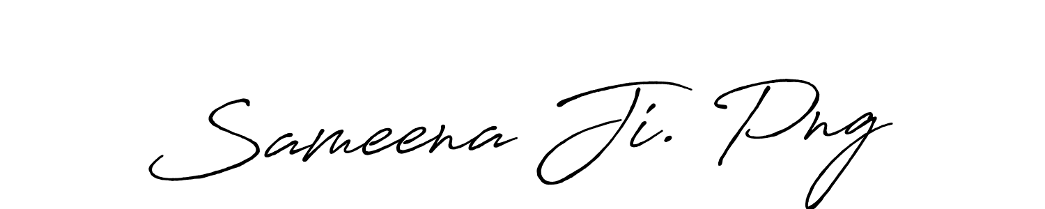 How to make Sameena Ji. Png signature? Antro_Vectra_Bolder is a professional autograph style. Create handwritten signature for Sameena Ji. Png name. Sameena Ji. Png signature style 7 images and pictures png